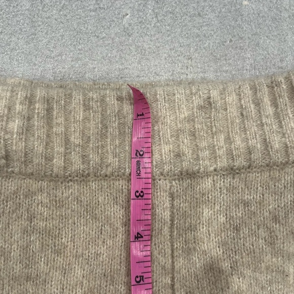 [M]Banana Republic Tulsi Sweater Skirt Everest Oatmeal Black Stripe A-Line - Picture 11 of 12